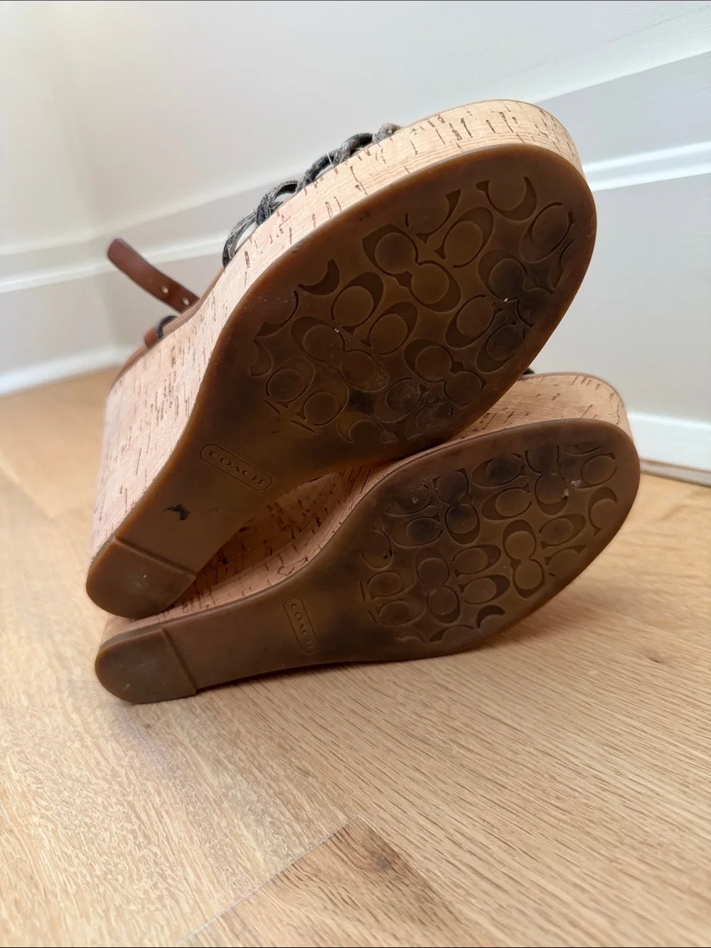 Coach wedge sandals